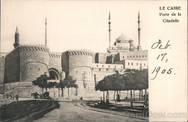Cairo, The Citadel gate Egypt Africa