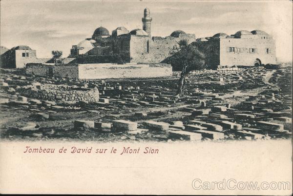 Tombeau de David sur le Mont sion Israel Middle East