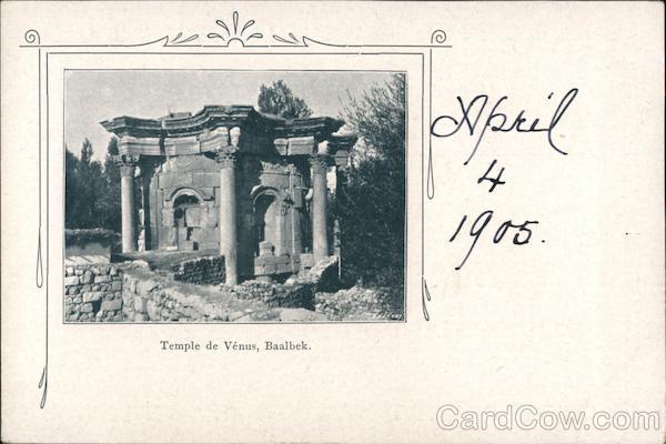 Temple de Venus Baalbek Lebanon Middle East