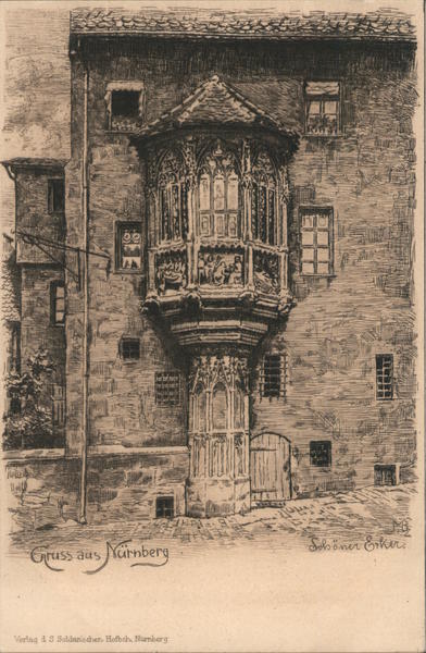 Gruss aus Nurnberg Núremberg Germany