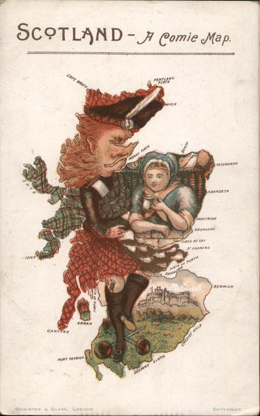 Scotland - A Comic Map