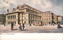 Wien I., Hofopernhaus Postcard