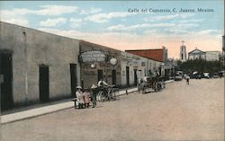 Calle de Comercio, C Juarez Mexico Postcard