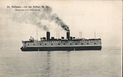 SS Baikal Icebreaker Ferry Postcard