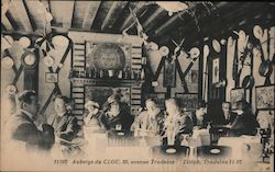 Auberge du Clou, 30 avenue Trudaine Teleph. Trudaine Postcard
