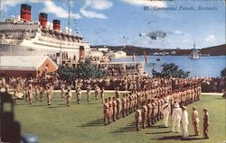 Ceremonial Parade, Bermuda Postcard