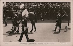 The Funeral Procession of the Late King Edward VII Postcard