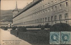 Garden of the Friars, Monastery of El Escorial Madrid, Spain Postcard Postcard Postcard