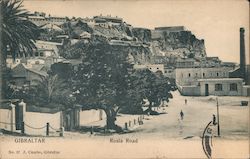 Looking Along Rosia Road Postcard
