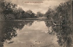 River Scene Near Bulawayo Postcard