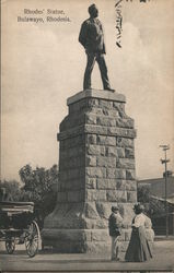 Rhodes' Statue Postcard