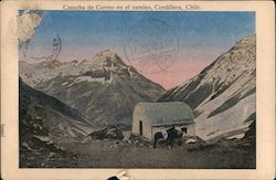 Casucha de Correo en el camino, Cordillera, Chile Postcard Postcard Postcard