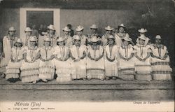 Grupo de Vaqueras (Yuc) Postcard