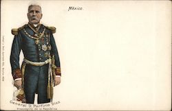 Mexico, General D Porfirio Diaz, Presidente de la Republica Postcard