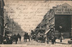 Kensington High Street London, England Postcard Postcard Postcard