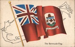 The Bermuda flag Postcard