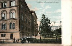 Stockholm. LatinSchool. Sweden Postcard