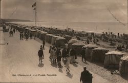 La Plage Fleurie Postcard