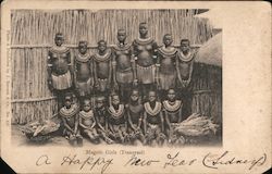 Magato Girls (Transvaal) Postcard