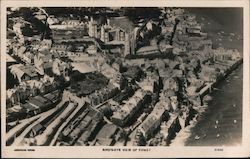 Bird's-eye View of Town Postcard