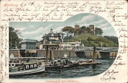 Hamburg - Seewarte u. St. Pauli Fahrhaus Postcard