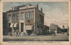 Cafe-Restaurant Brinkman - Square corner Tempelierstraat Postcard