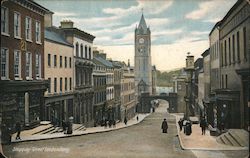Looking Along Shipquay Street Postcard