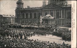 Proclamation of King George V., City Hall. Belfast. 11th May, 1910 Postcard