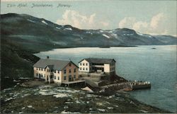 Tyin Hotel - Lake Bygdin Jotunheimen, Norway Postcard Postcard Postcard