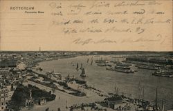Rotterdam - Panorma Maas Postcard