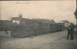 Tinlot - the tram. Postcard