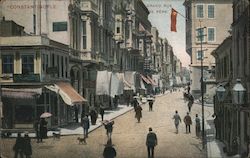 Constantinople - Grand rue de pera Turkey Greece, Turkey, Balkan States Postcard Postcard Postcard