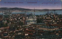 Vue Panoramique des Bazars Constantinople, Turkey Greece, Turkey, Balkan States Postcard Postcard Postcard