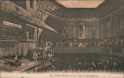 The Globe Theatre in the days of Shakespeare Postcard