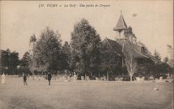 Le Golf - Une Partie de Croquet Vichy, France Postcard Postcard Postcard