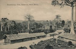 Dormitories - Elat, Kamerun, West Africa. Postcard