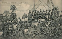 Girls School - Elat, Kamerun, West Africa Postcard