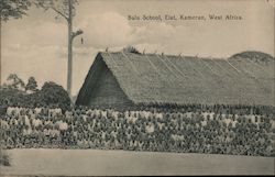 Bulu School, Elat, Kamerun, West Africa Cameroon Postcard Postcard Postcard