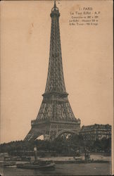 La Tour Eiffel - A.P. Postcard