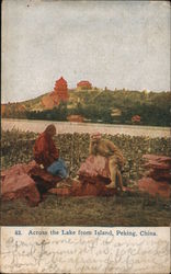 Across the lake from Island, Peking, China Postcard