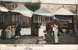 Candles fo rSale at Catedral de Guadalupe Postcard