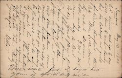 A letter Postcard