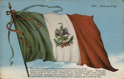 Mexican Flag Postcard