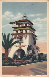 La Campanilla(Chimes Bell Tower) Tijuana, Mexico Postcard Postcard Postcard