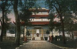 View of Chinese Temple Postcard