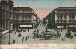 Piazza Della Borsa Postcard