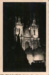 Prag - Teinkirche Postcard