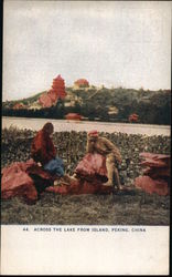 Across the lake from Island, Peking, China Postcard