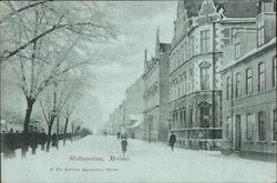 Slottsgatan, Malmo Postcard