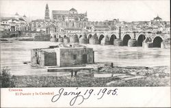 Cordoba, El Puente y la Catedral Spain Postcard Postcard Postcard